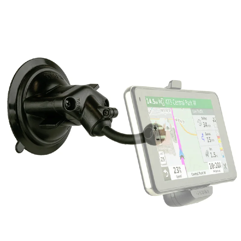 RAM® Twist-Lock™ Suction Cup Mount with 17mm Garmin Ball (Drive + More) (RAP-SB-224-1-RGL)